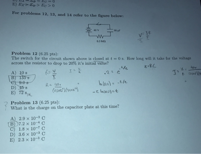 Solved For problems 12, 13, and 14 refer to the figure | Chegg.com