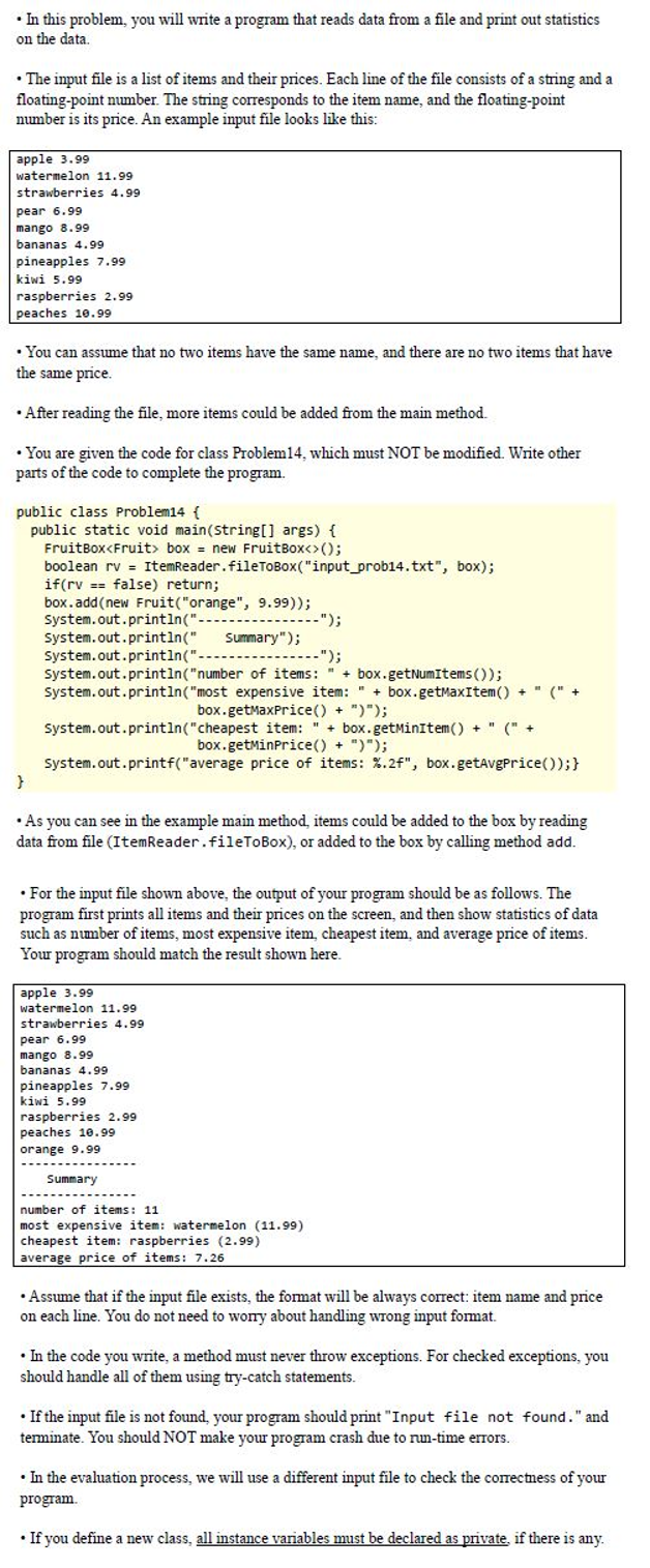 Solved . In this problem, you will write a program that | Chegg.com