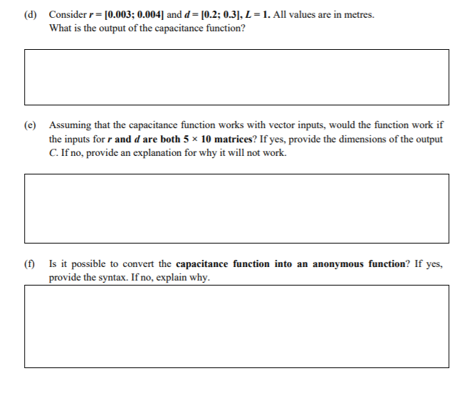 Solved Question A4 (6 marks) radius distance Length Figure 1 | Chegg.com