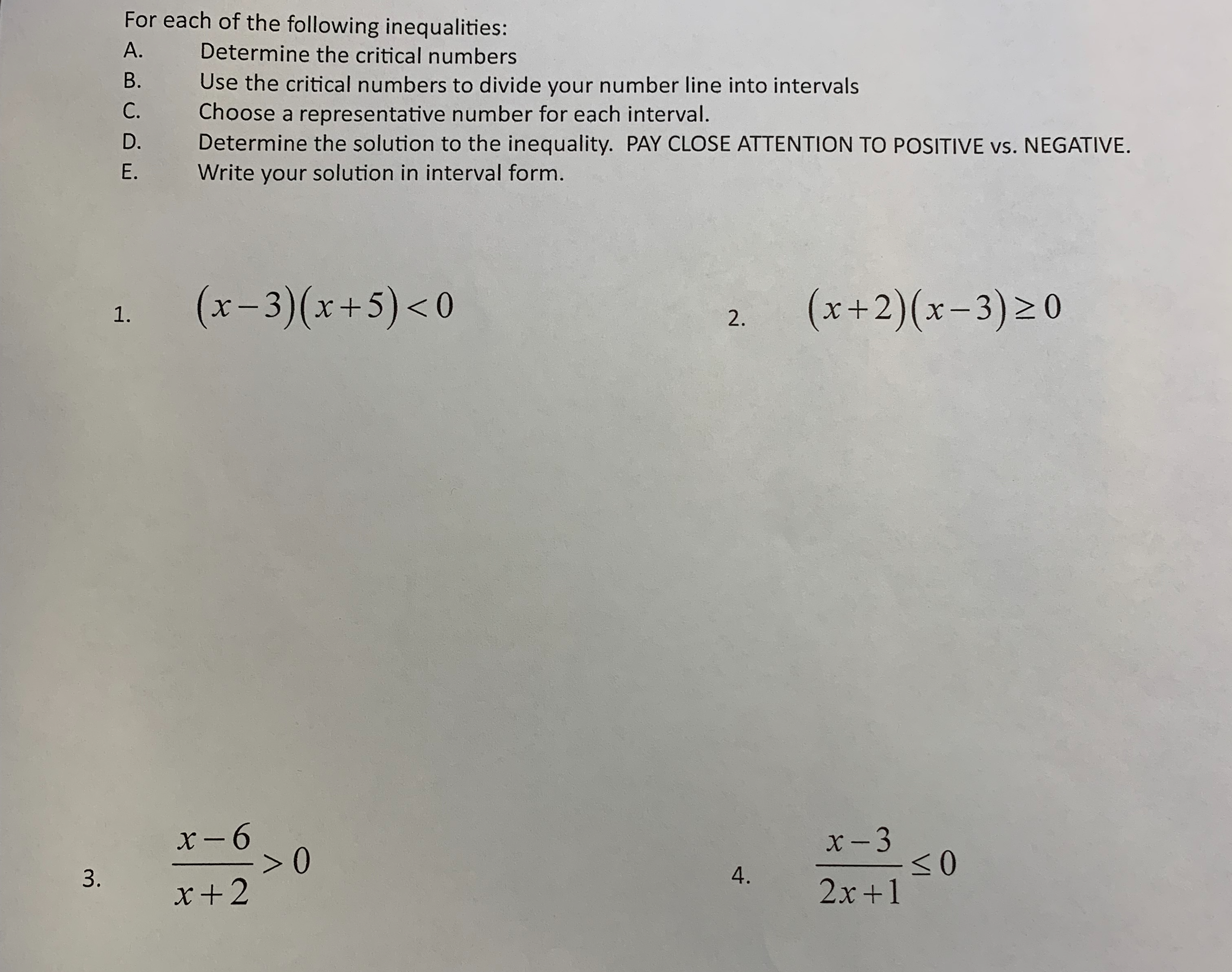Solved Solve the following four equations and write the | Chegg.com