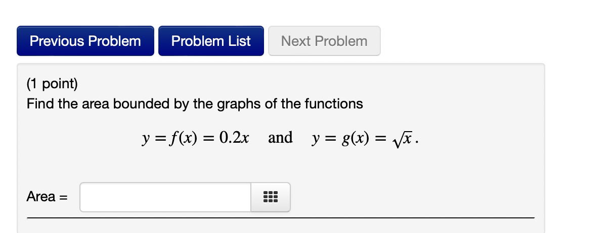 Solved Previous Problem Problem List Next Problem (1 Point) | Chegg.com