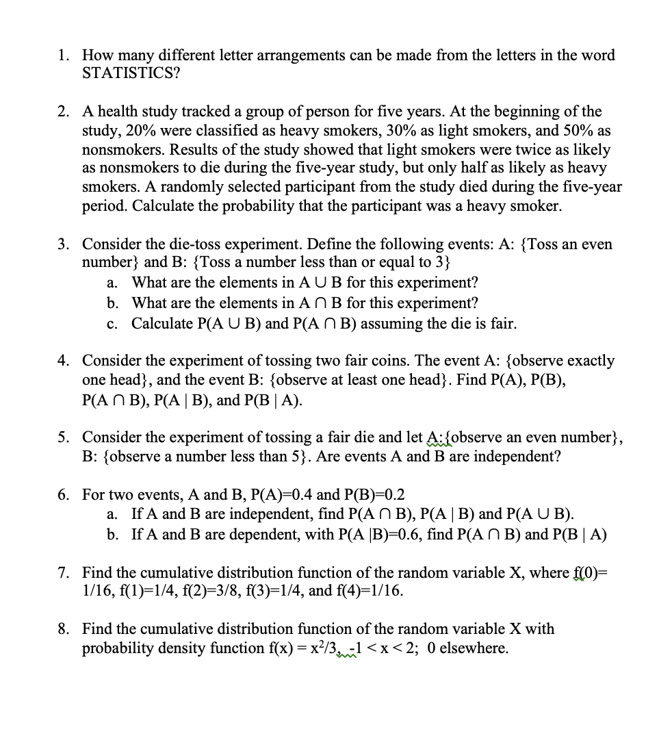 Solved 1. How Many Different Letter Arrangements Can Be Made | Chegg.com