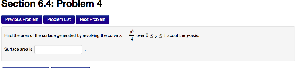 Solved Section 6.4: Problem 5 Previous Problem Problem List | Chegg.com