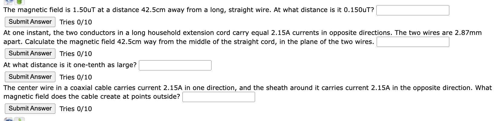 solved-the-magnetic-field-is-1-50ut-at-a-distance-42-5-cm-chegg