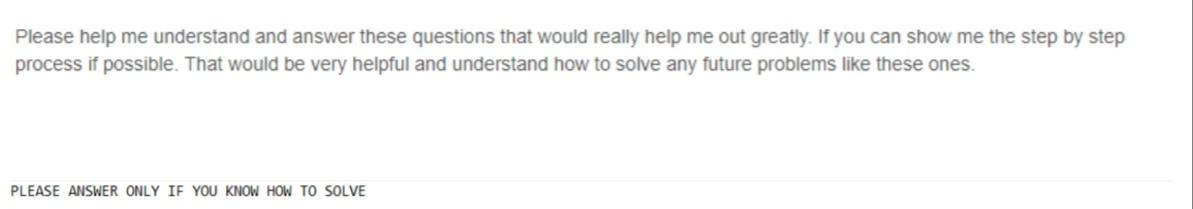 Solved Please help me understand and answer these questions | Chegg.com