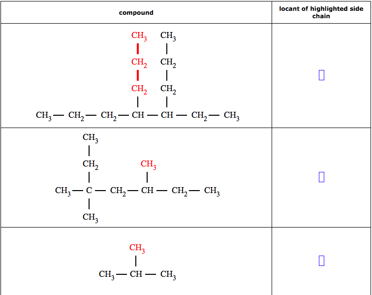 Solved Name the following organic compounds: For each | Chegg.com