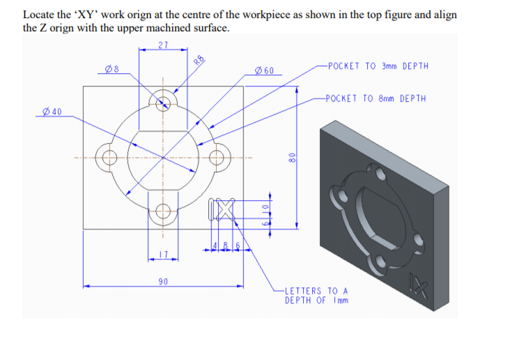 Solved F Exercise 8 The component shown in the figure below | Chegg.com