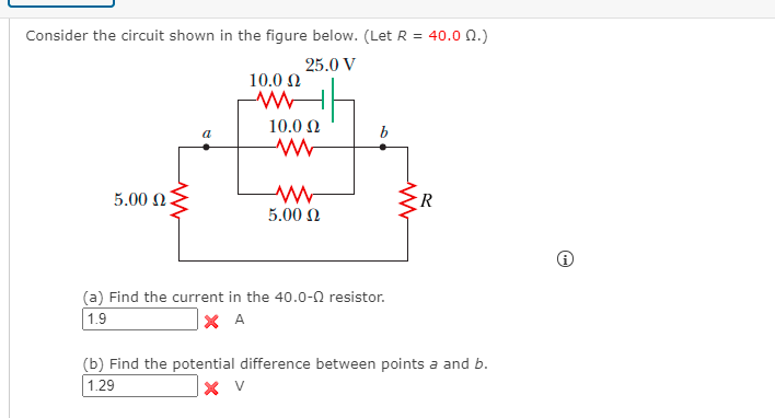 Solved Consider The Circuit Shown In The Figure Below. (Let | Chegg.com