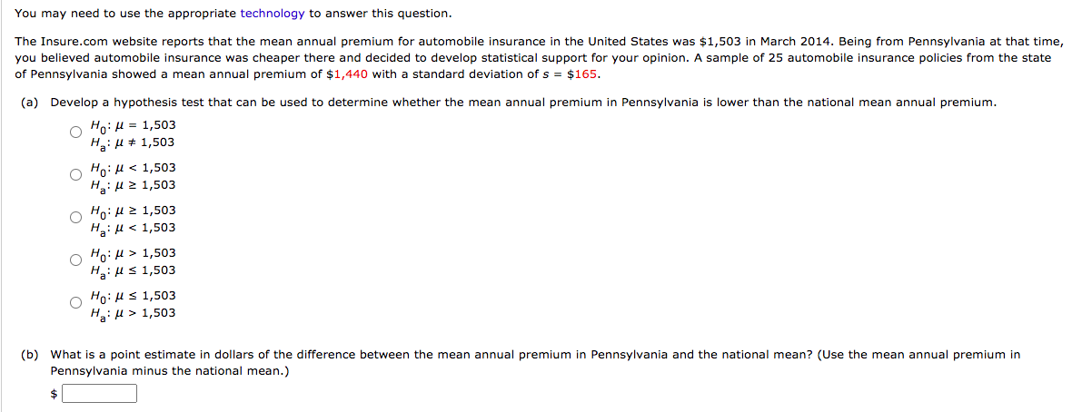 Significant Difference Questions Solved (c) At a = 0.05, test for a significant difference. | Chegg.com