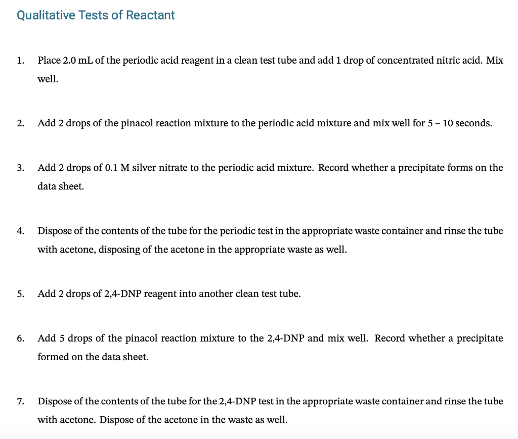 solved-macroscale-pinacol-rearrangement-dissolve-reactant-1-chegg