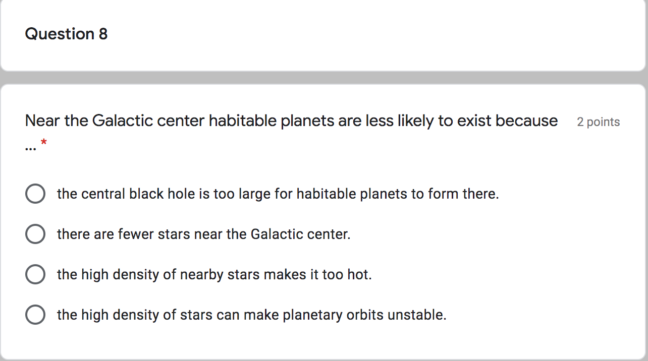 Solved Question 5 Which type of star are most likely to have | Chegg.com