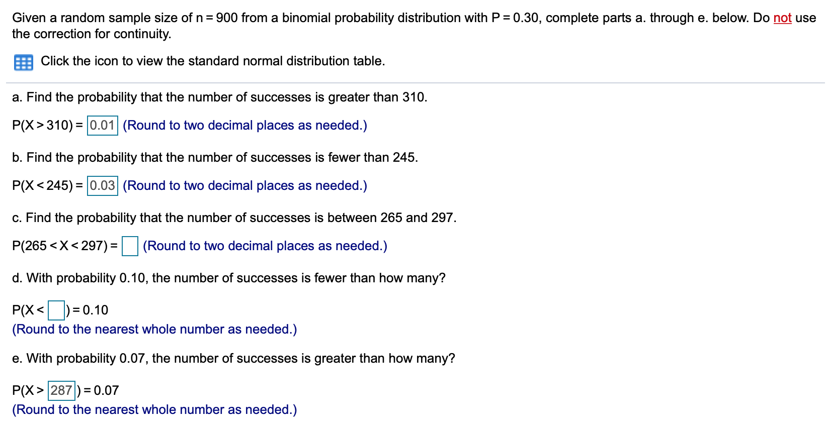 Solved Given a random sample size of n=900 from a binomial | Chegg.com