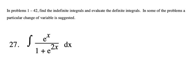 Solved In problems 1 – 42, find the indefinite integrals and | Chegg.com
