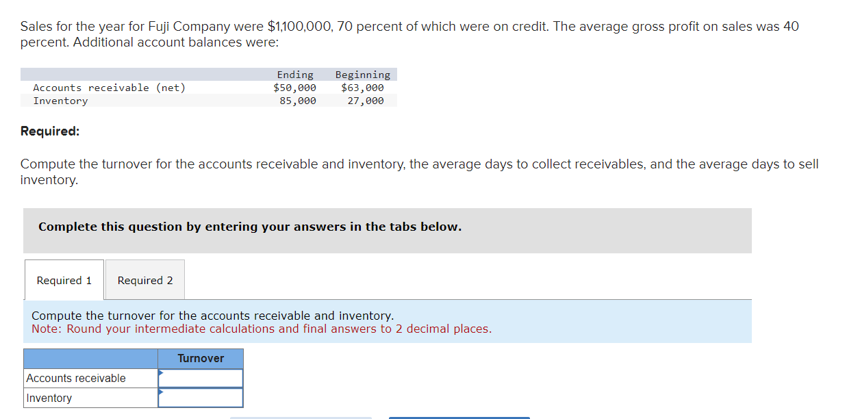 solved-sales-for-the-year-for-fuji-company-were-chegg