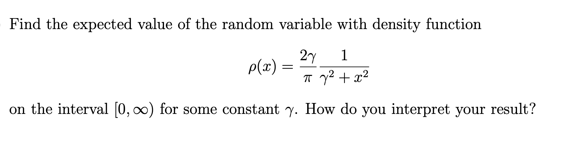 Solved Find the expected value of the random variable with | Chegg.com