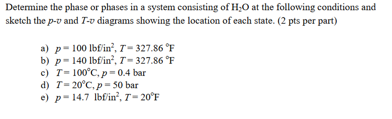 Solved Determine the phase or phases in a system consisting | Chegg.com