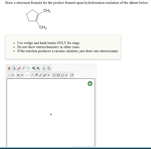 Solved Draw structural formulas for all alkenes that could