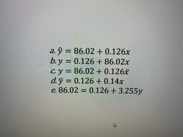 Solved 1 Give The Ordinary Least Squares Regression Equa Chegg Com