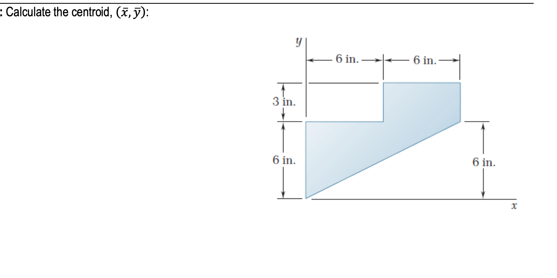 Solved Calculate the centroid, (xˉ,yˉ) | Chegg.com
