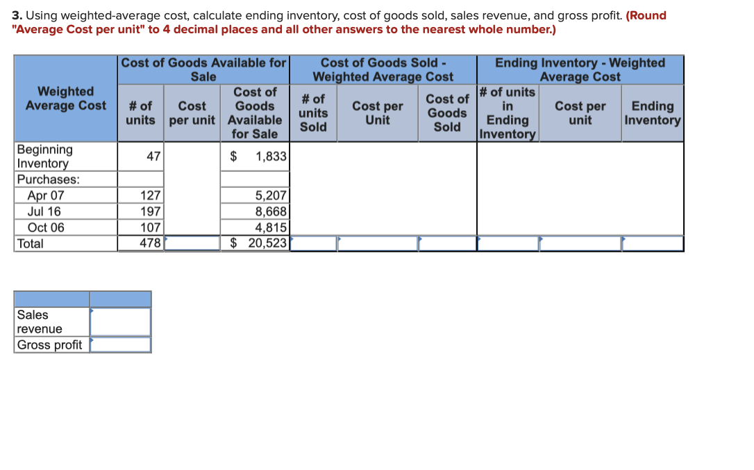 Solved Required information Exercise 6-4A Calculate | Chegg.com