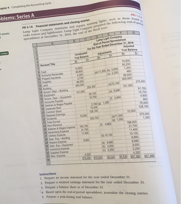 Solved Lamp Light Company maintains and repairs warning