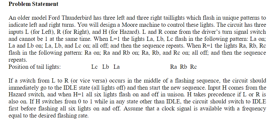 Solved For this lab, you will design the digital circuit to | Chegg.com