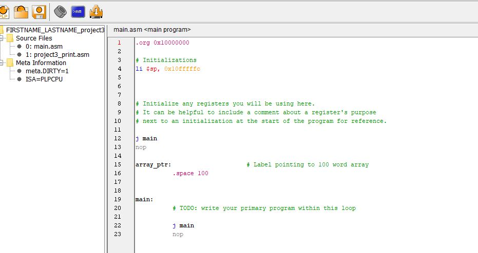 The Task In this project, you will be writing a | Chegg.com