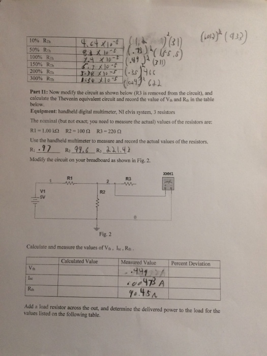 Solved EE 282-Cireait Lab 6 Maximum Power Transfer Theorem | Chegg.com