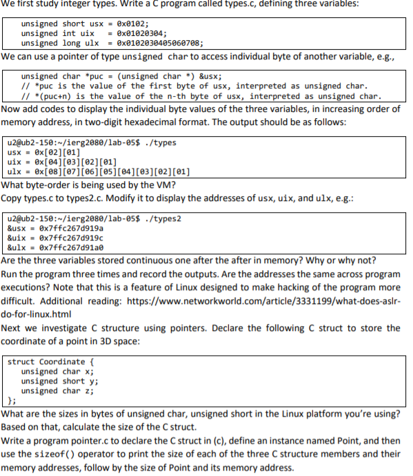 Solved s. Write a C program to define three variables,use | Chegg.com image.