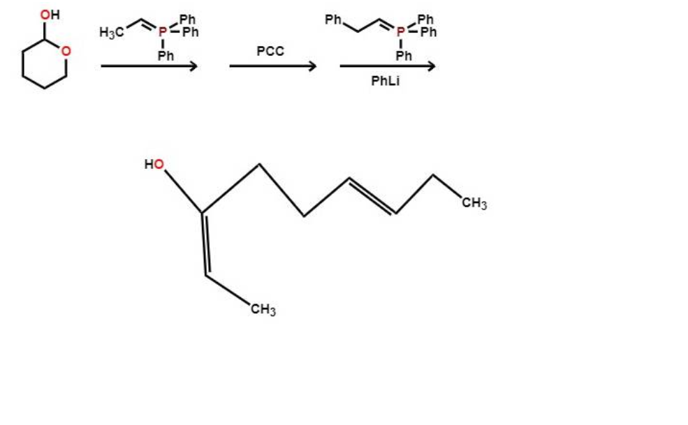 Solved OH Ph P-Ph H3CP-Ph Ph PCC Pn - > PhLi CH3 CH3 | Chegg.com