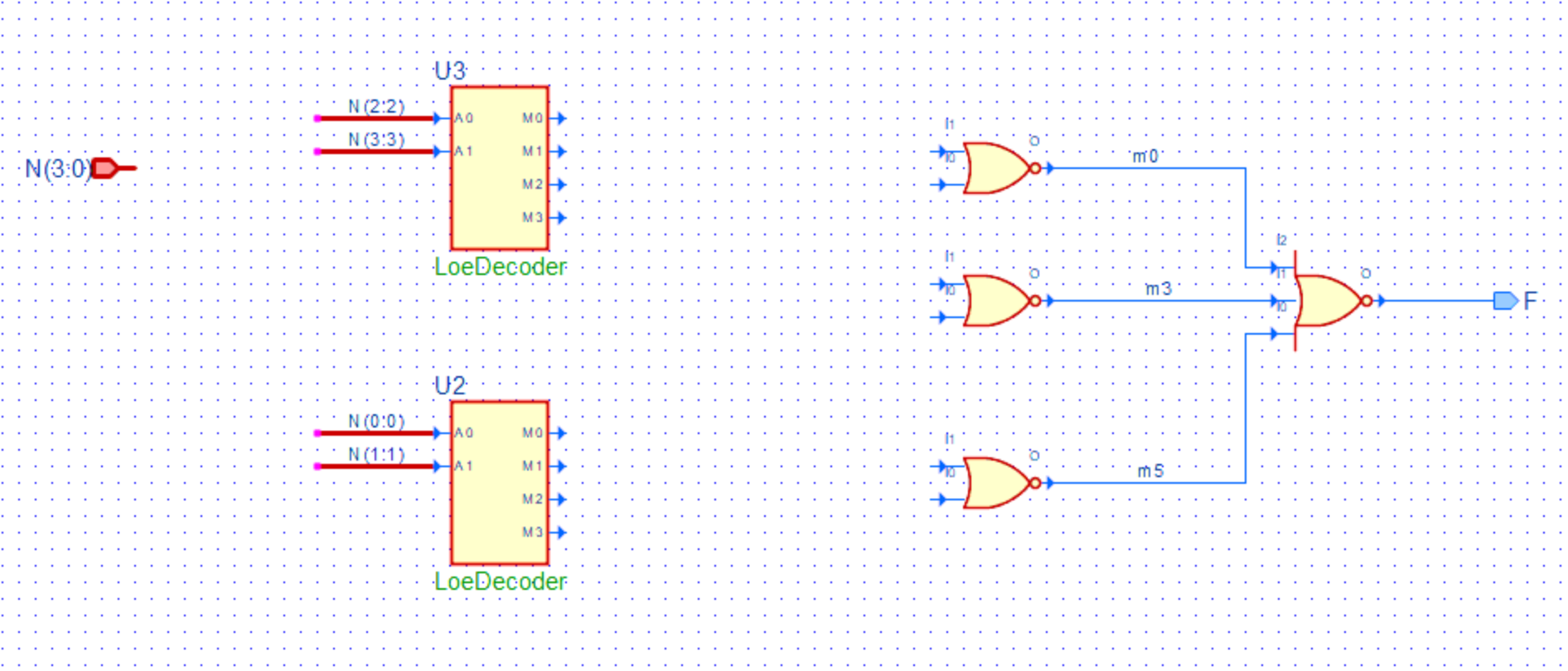 Solved The two decoder is active low decoders. Schematics | Chegg.com