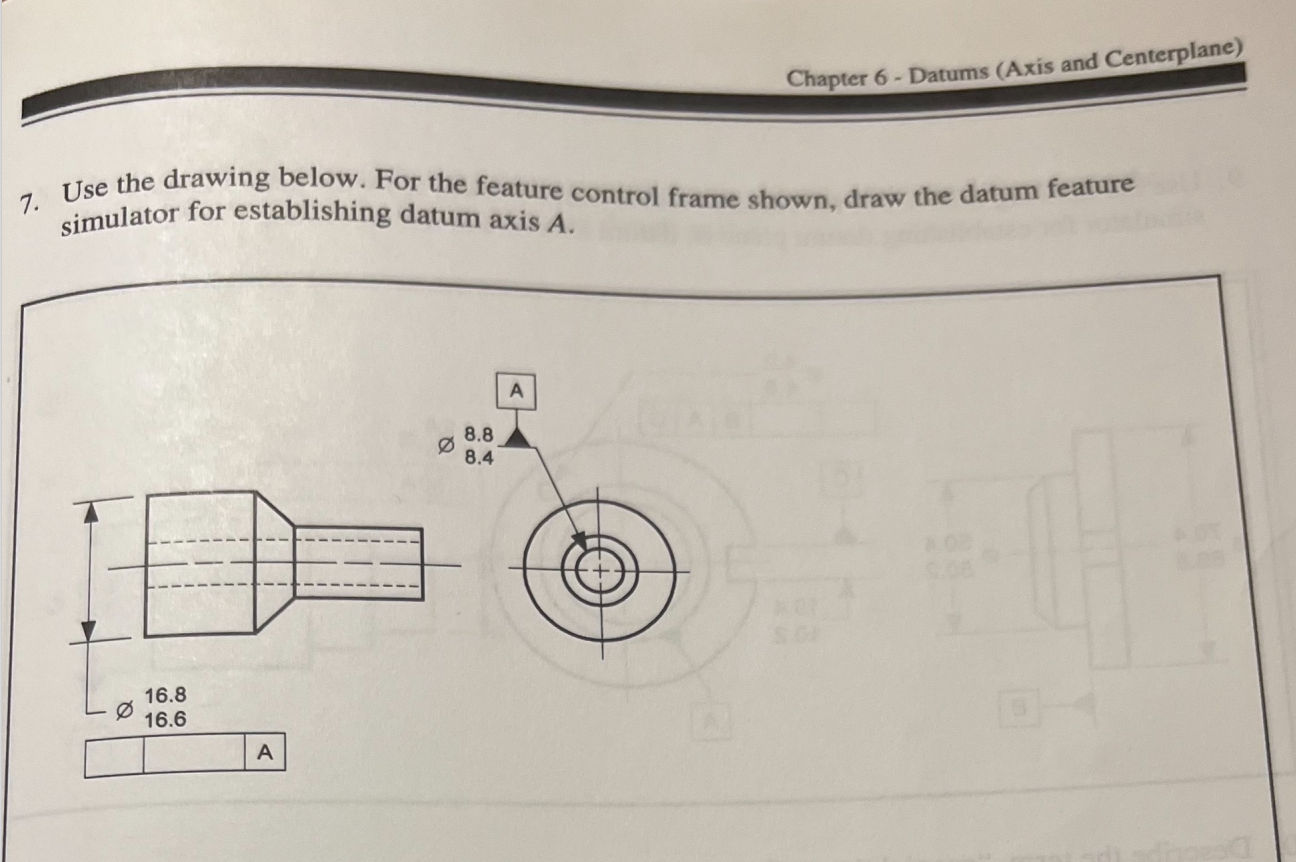 15. Use The Drawing Below. For The Feature Control | Chegg.com