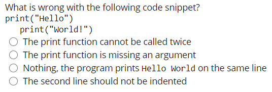 Solved Which of the following is NOT an example of an | Chegg.com