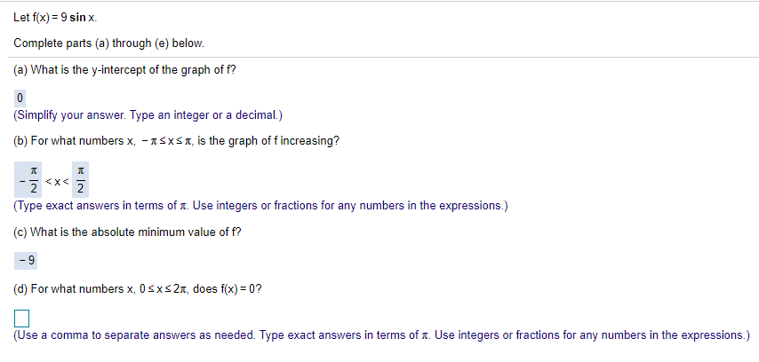 solved-f-x-9-sin-x-for-what-numbers-x-0-less-than-or-equal-chegg