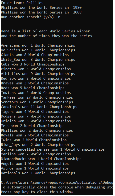 ______ will be the 2021 World Series champions 🏆