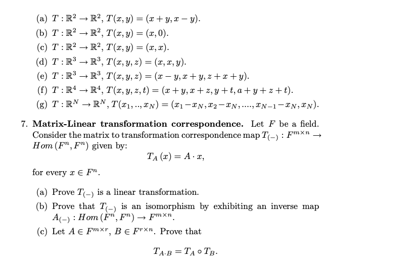 Solved 3 Properties Of Matrix Multiplication A Let A Chegg Com