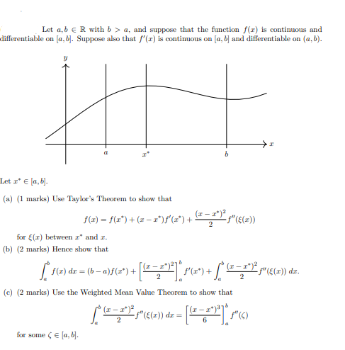 Solved Let a,b∈R with b>a, and suppose that the function | Chegg.com