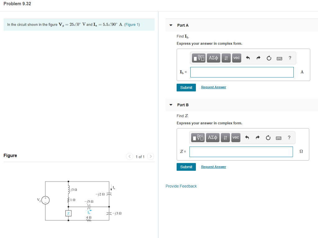 Solved Problem 9.32 In the circuit shown in the figure | Chegg.com