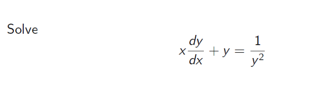 Solved xdxdy+y=y21 | Chegg.com