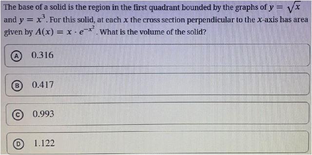 Solved The Base Of A Solid Is The Region In The First | Chegg.com