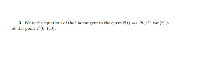 Tangent Writing Solved Write the equations of the line tangent to the | Chegg.com
