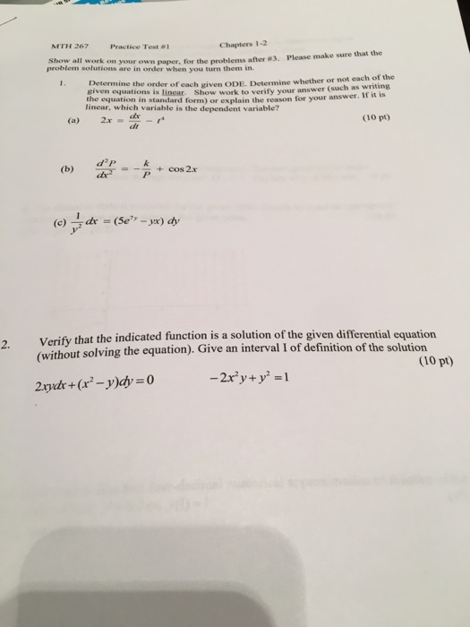 Solved I need to complete the practice test to prepare for | Chegg.com