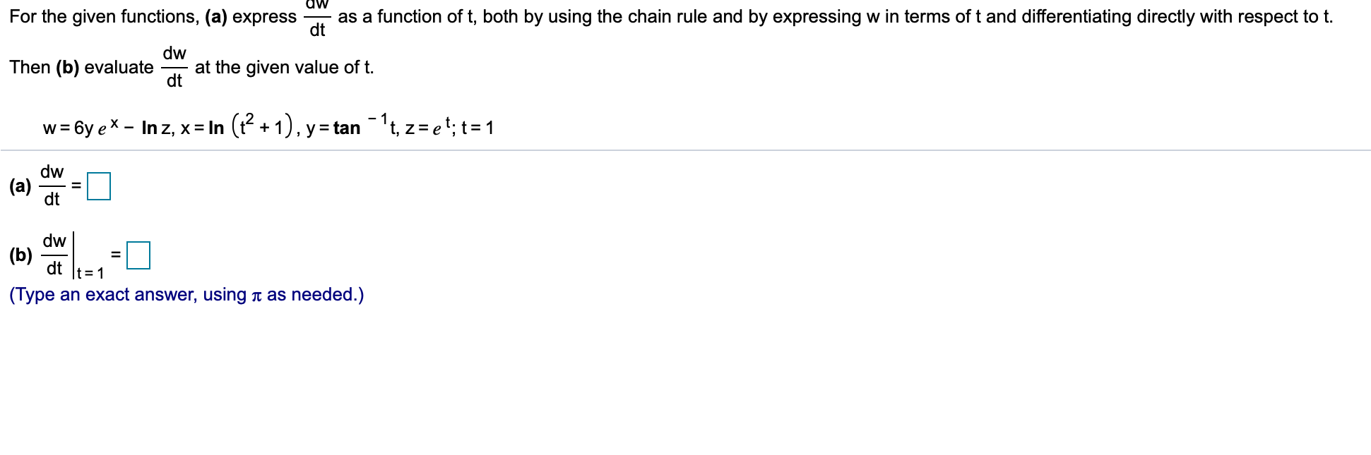Solved aw For the given functions, (a) express as a function | Chegg.com