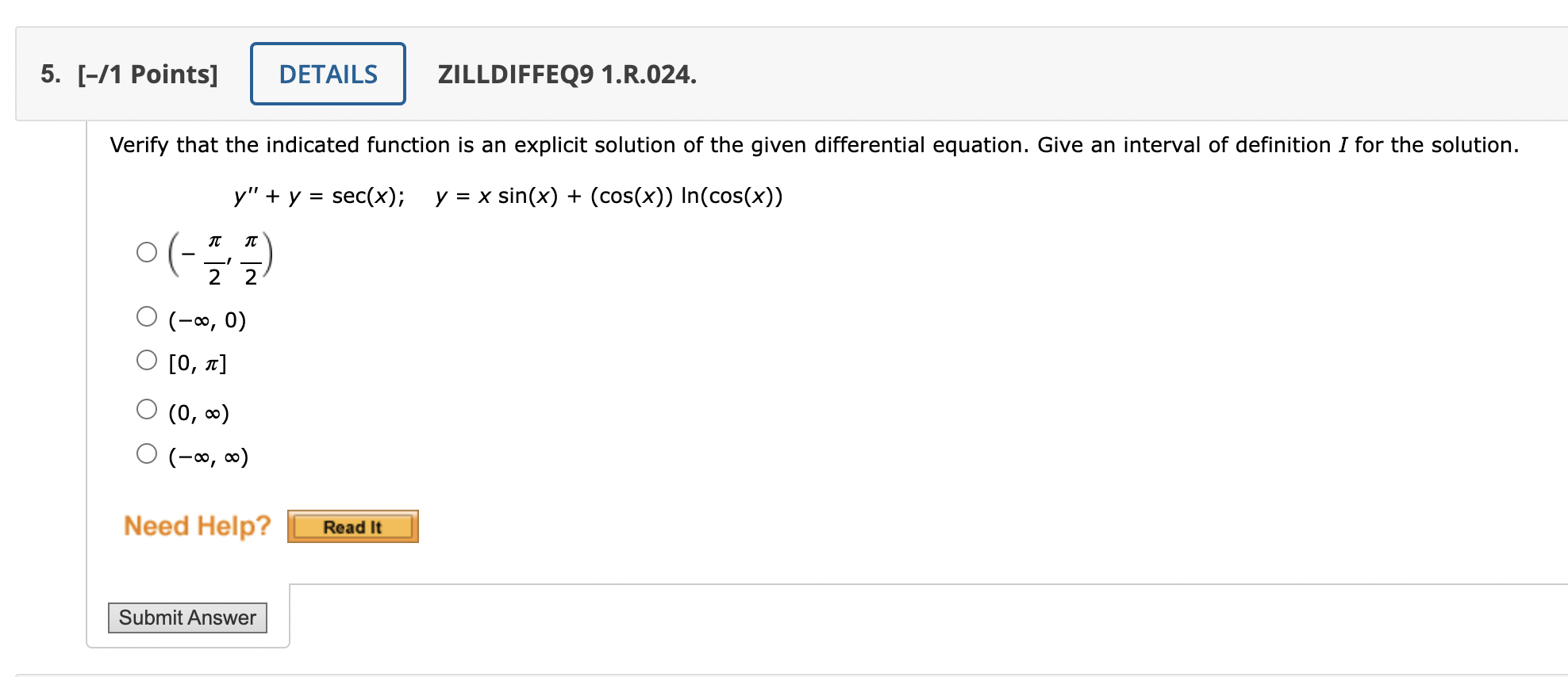 Solved Verify That The Indicated Function Is An Explicit 2068