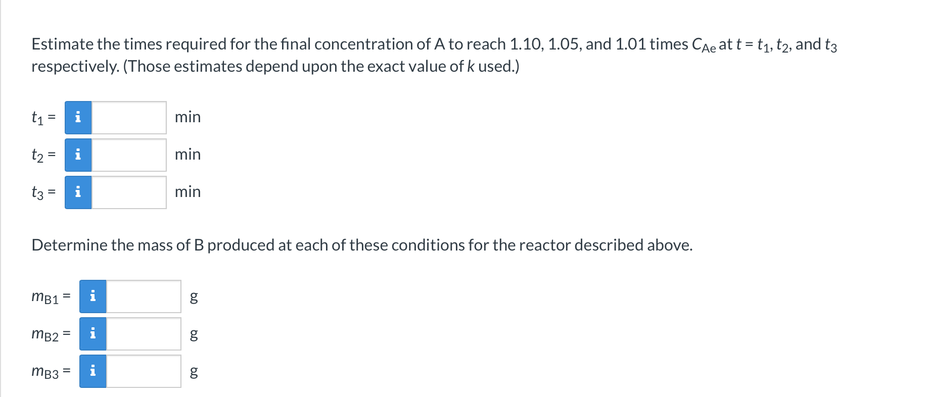 Solved A chemical reaction AB is carried out in a closed | Chegg.com