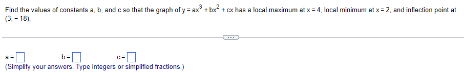 Solved + Find The Values Of Constants A, B, And C So That | Chegg.com