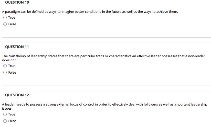 Solved QUESTION 10 A paradigm can be defined as ways to | Chegg.com