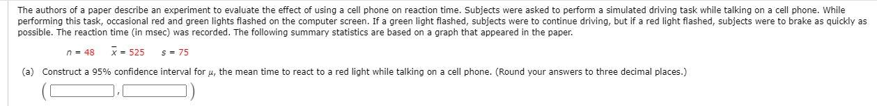 Solved The authors of a paper describe an experiment to | Chegg.com