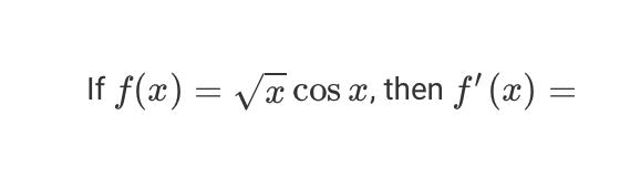 Solved If f(x)=x2cosx, ﻿then f'(x)= | Chegg.com