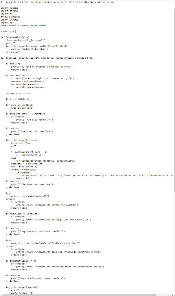 Solved Given: You are given a Python Class template, and a | Chegg.com